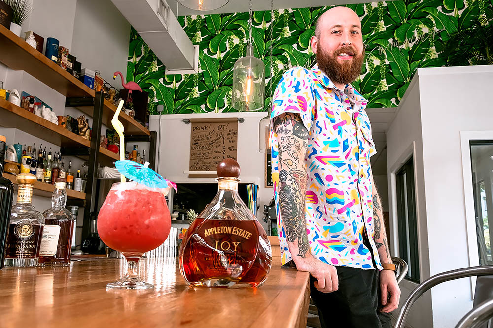 RIPPLES OF CHANGE: Rogan Howitt, co-owner of The Golden Girl Rum Club, says convincing old-fashioned cities to try new things can be difficult.