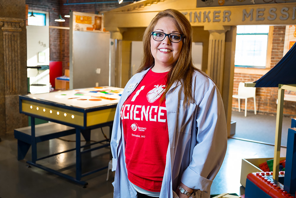 Meleah Spencer, pictured here at Discovery Center of Springfield in September, is exiting her post after more than three years to join The Kitchen.