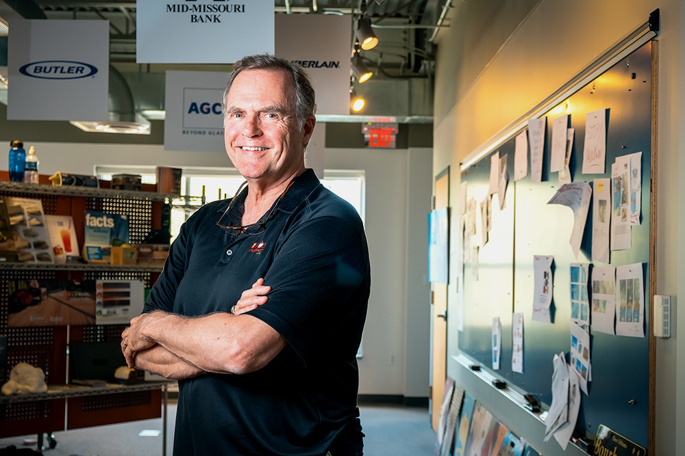 FOOD FIRST: Bob Noble relinquishes the office he ran for decades, but he’s keeping the test kitchens and food advertising services he most enjoys.