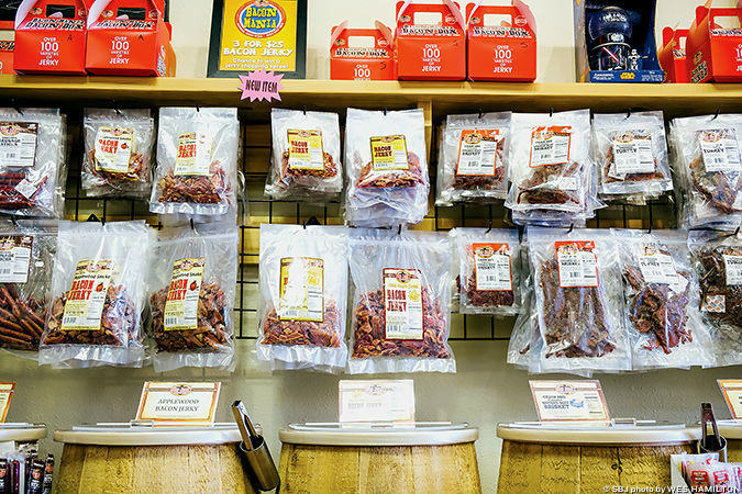 MOUNTAIN MADE: The Beef Jerky Outlet carries a variety of products made by Mountain Beef Jerky in Knoxville, Tennessee.