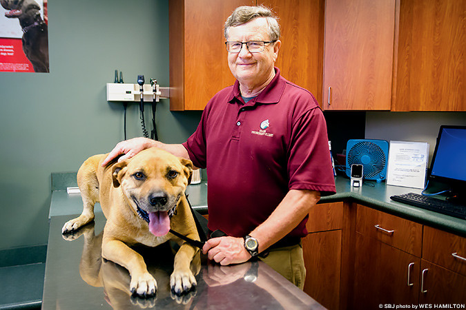 GOOD AS NEW: Dr. Richard Linn and his staff treat 100 small animals each week.