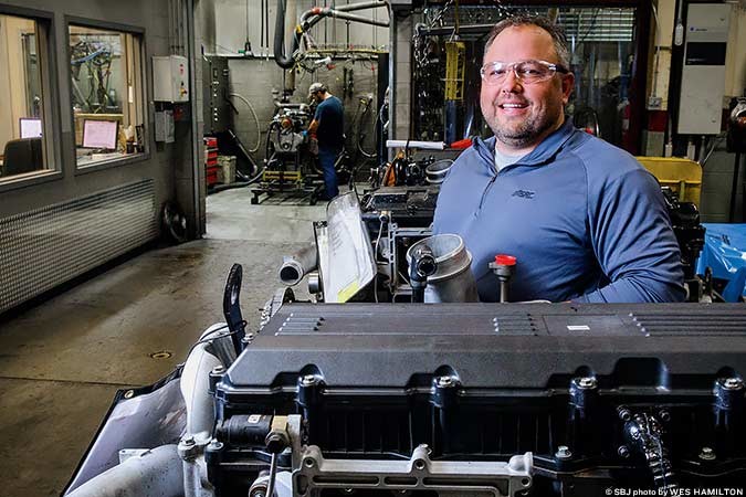 DOUBLE DUTY: Plant Manager Chad Myers is about halfway through hiring 40 new employees.