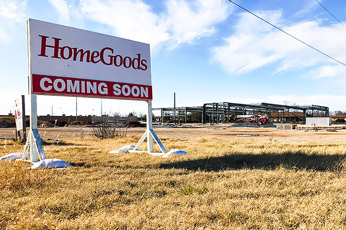 HomeGoods is planning a store at Glenstone Marketplace near Target.SBJ photo by EMILY LETTERMAN