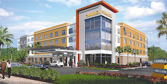 O’Reilly Hospitality Management’s jointly operated Cambria Hotel & Suites in McAllen, Texas, opens.Rendering provided by BUTLER, ROSENBURY & PARTNERS INC.