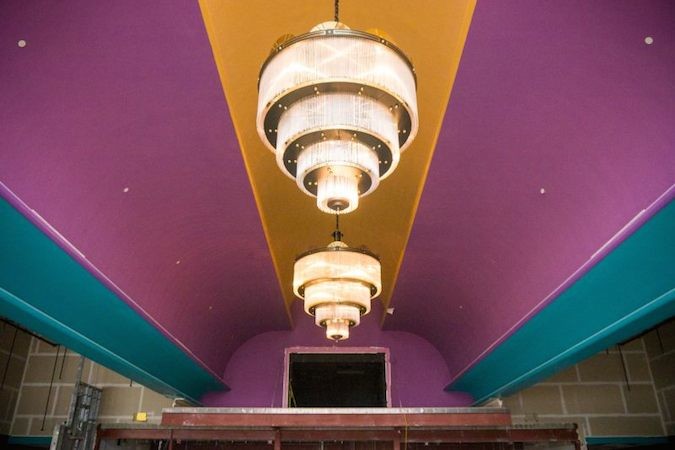 Alamo Drafthouse Cinema is keeping the chandeliers that were part of the Campbell 16 Cine.