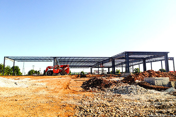 Mers Goodwill’s South Kansas Expressway store, shown here under construction this summer, replaces a nearby location on East Battlefield Road.