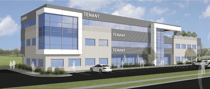 Through National Place LLC, Mike Fusek of Sperry Van Ness/Rankin Co. is developing a 30,000-square-foot office center at the corner of National Avenue and Montclair Street.Rendering provided by SPERRY VAN NESS/RANKIN CO.