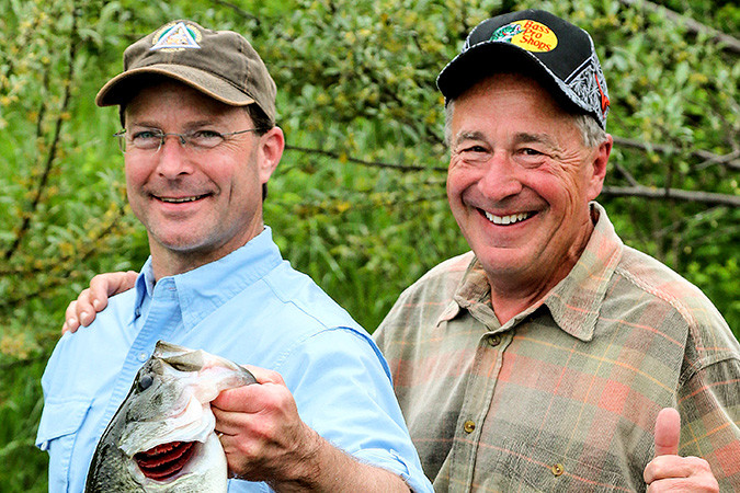Johnny Morris, right, says Bass Pro hired Bob Ziehmer to expand its conservation efforts.Photo provided by BASS PRO SHOPS