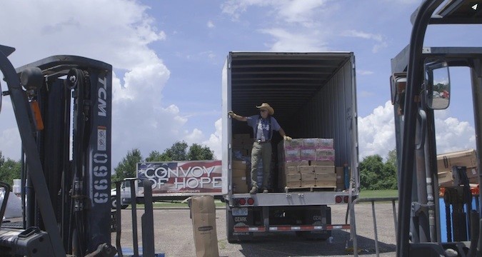 Convoy of Hope delivers supplies to Louisiana flood victims, including food, water and cleaning supplies.Photo courtesy CONVOY OF HOPE.