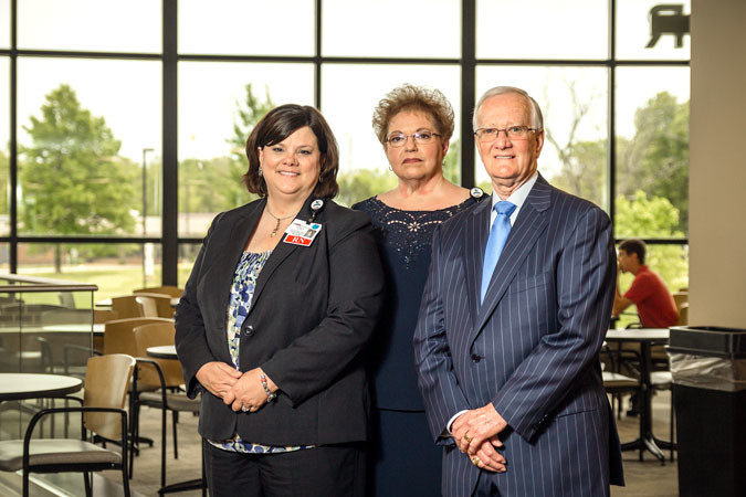 Lesa Stock, left, chief clinical officer; Cathy Molder, executive assistant; and Donald Babb, CEO/executive director
