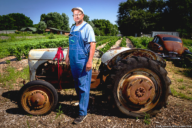 FOOD OASIS: Dan Bigbee’s most popular crops are peaches, sweet corn, green beans and tomatoes.