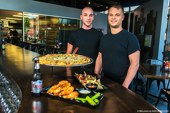 College Station gains a new tenant with Calgaro’s Pizzeria, run by the owners of Martha’s Vineyard, Tony Rank and Allen Brown.