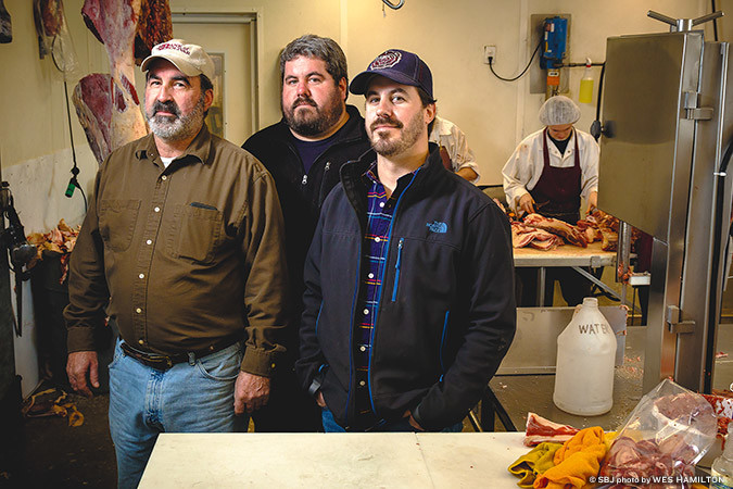 Horrmann Meat Co. LLC owners Rick, Seth and Grant Hoerman are riding the trend of locally-sourced foods.