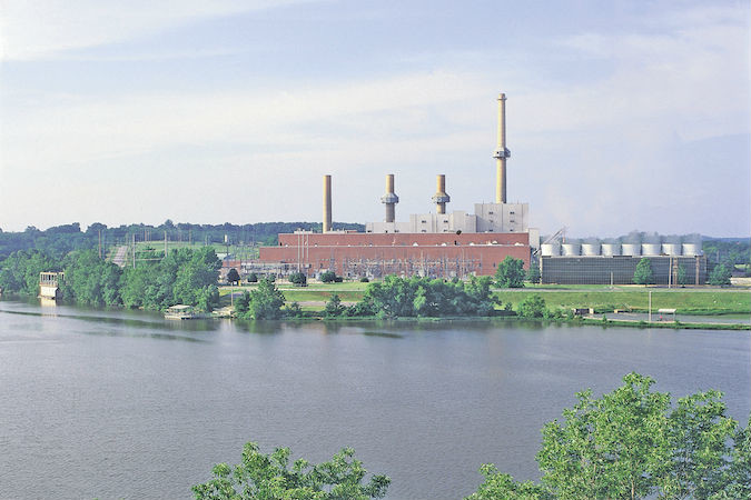 The purchase includes Nixa's 10-mile transmission line coming from City Utilities’ James River Power Station in Springfield, pictured.Photo provided by CU