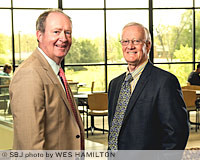 Gary Fulbright, chief financial officer, and Donald Babb, CEO and executive director