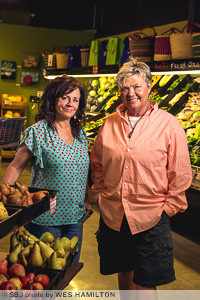 Susie Farbin and Diana Hicks, co-owners