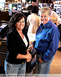 Susie Farbin and Diana Hicks, owners