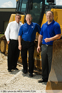 Richard Quint, president; Bruce Johnson and Darren Beck, construction managers