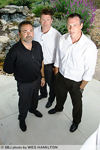 Rob Haik, Todd Bolin and Brent Stevens, principals