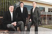 Kevin Williams, CFO; Tony Wormington, president; and Jack Prim, CEO