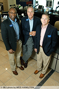 Rodney Shepard, president; Keran Lemons, executive vice president; and Shane Cowger, sales manager