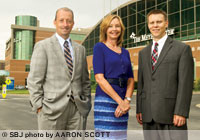 Steve Edwards, CEO; Laurie Duff, vice president of corporate communications; and Jake McWay, chief financial officer