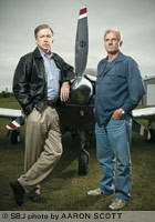 Civil Air Patrol pilot Raun Hamilton, left, and Delbert Sinor, a charter pilot and mechanic, fly general aviation aircraft in and out of Springfield. Although GAs have taken some heat lately, area pilots say federal money for the facilities is justified by the economic activity they create.