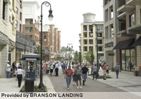 Visitor numbers to Branson attractions such as Branson Landing are down slightly so far this year.