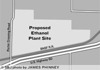 The proposed plant would be located on 252 acres east of Springfield in Webster County.