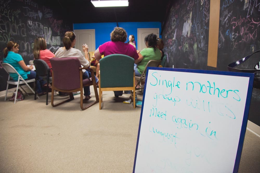 SUPPORT SYSTEM: Roughly 34 “care groups” for single mothers meet regularly through The Caring People network. The newest ones are in Oklahoma.