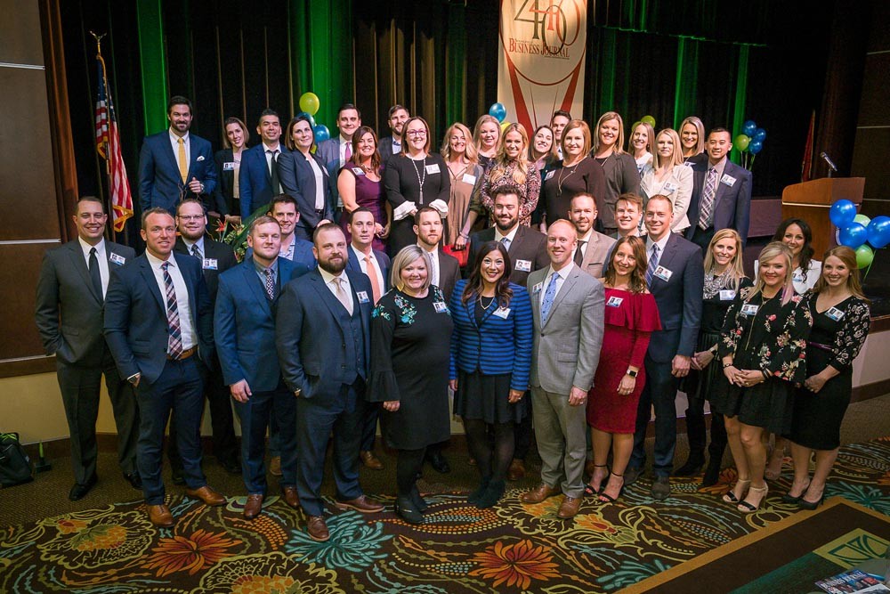 20th CLASS
Springfield Business Journal ushers in the 20th class of 40 Under 40 honorees during a March 22 event at Oasis Hotel & Convention Center.