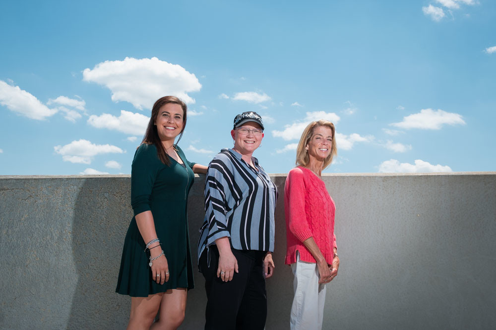 Franchisee Leisha Baker has appointed Katy St. Clair, left, and Deb Hamilton, right, to new roles to scale the company’s growth.