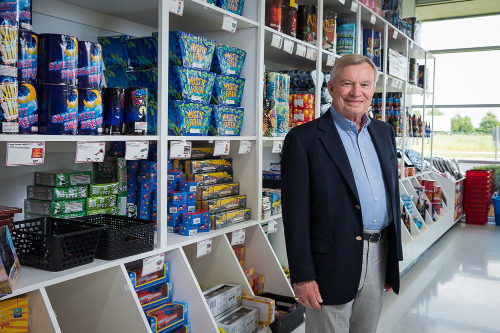 SAFETY FIRST: Mike Ingram, owner of Springfield-based Fireworks Supermarket, believes the fireworks industry is heavily and appropriately regulated.