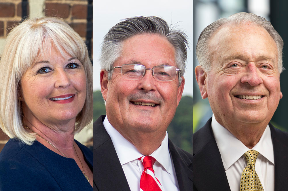 From left, Cindy Baker, Jim Hodge and Barney Whitlock are the local honorees among the eight statewide for the 2018 Missourian Award.