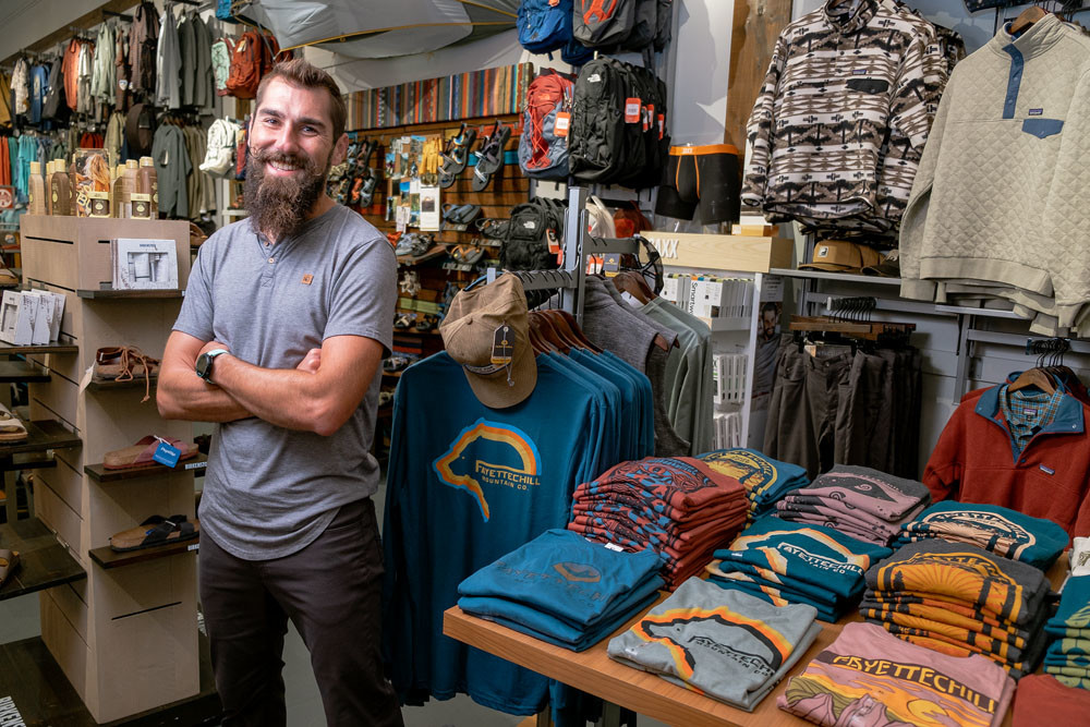 OUTDOOR MERCH: Springfield store Manager Andy Goessmann says the company caters to niche outdoor markets.