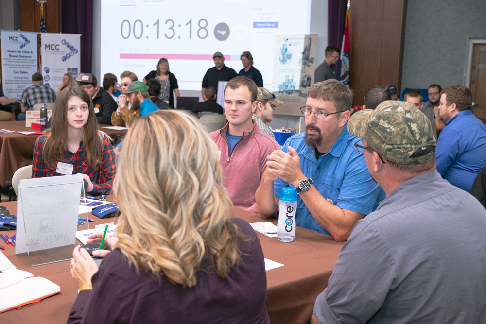 FINDING A MATCH: At the first OTC “speed-dating” event, five to 10 students were hired.