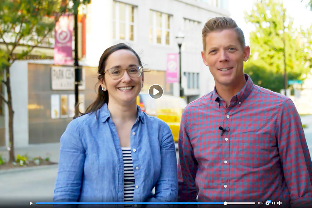 Jeff Houghton and Sarah Jenkins of “The Mystery Hour” narrate a video for Springfield Votes.