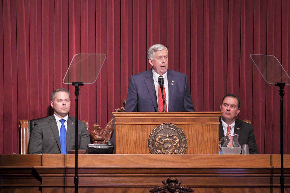 STATE OF THE STATE: Gov. Mike Parson advocates for workforce development programs Jan. 15 during his first State of the State address.