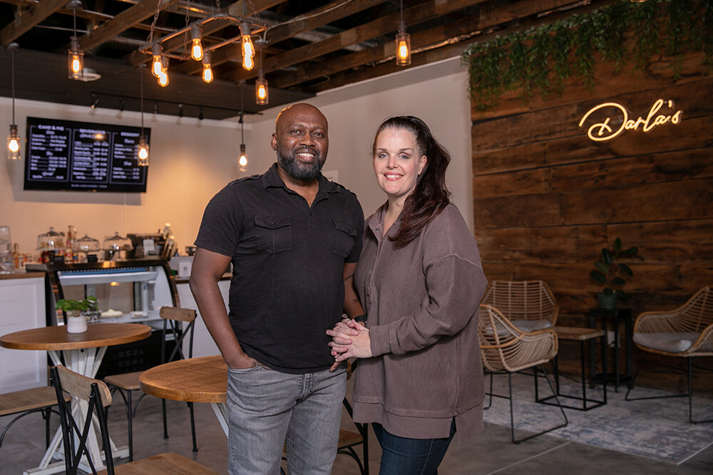 Trevor and Darla Liverpool are finishing their first year in Darla's Cakery's new commercial kitchen and storefront in Highlandville.