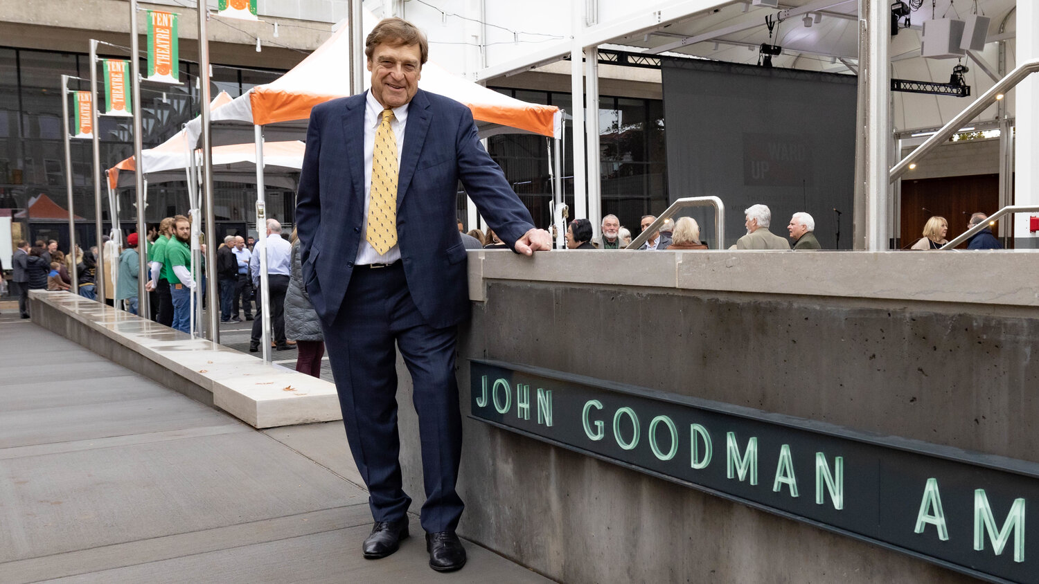 John Goodman is recognized for his work on a recent university capital campaign.