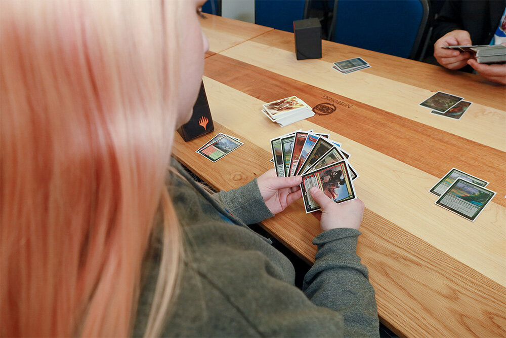 FUN AND GAMES: Trading card games are among those played in weekly tournaments at both locations of Neverending Game Store.