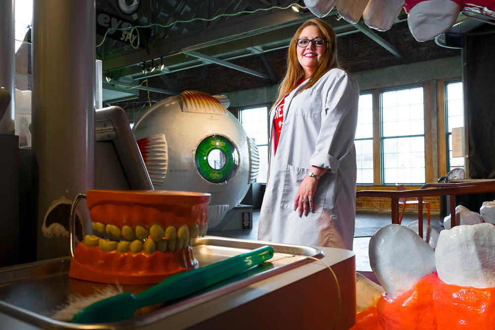 HANDS ON: Meleah Spencer, executive director for the Discovery Center of Springfield Inc., says inspiring the next generation of scientists is a core tenet of the museum.