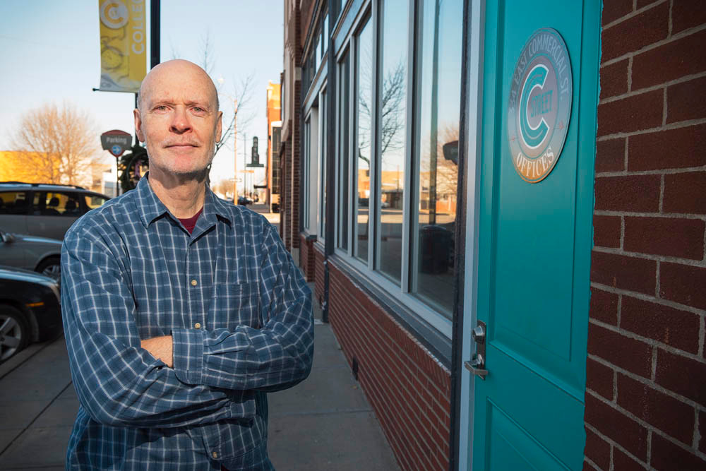 RENO READY: Joe Hosmer plans renovations on several old building on Commercial Street to meet his vision for a social district.