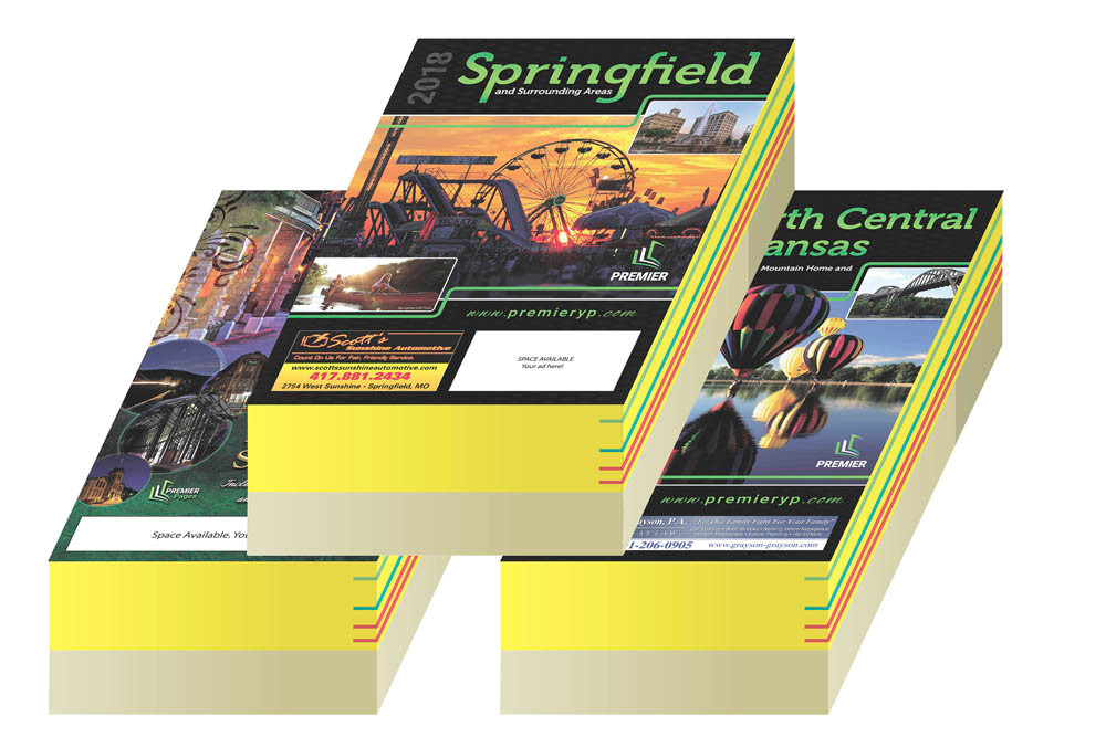 Springfield Metro Premier Directory is a new printed phone book scheduled for April delivery.