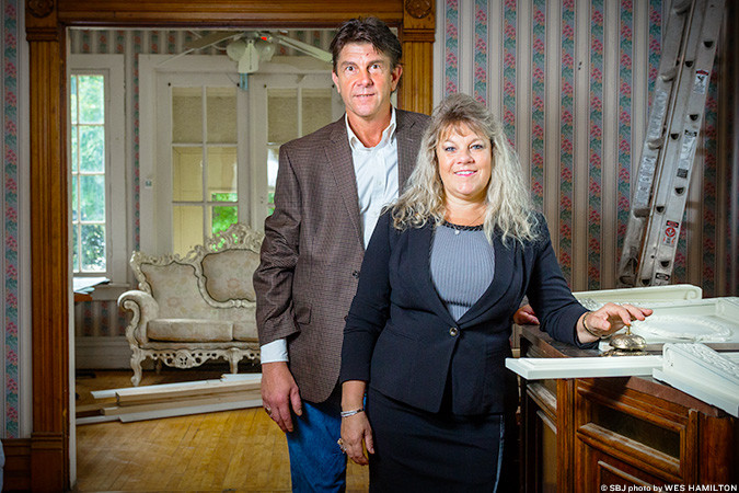MINDING THE MANOR: Wayne and Susan Rader’s plans for a former elderly women’s home include a bed-and-breakfast complete with limo service.