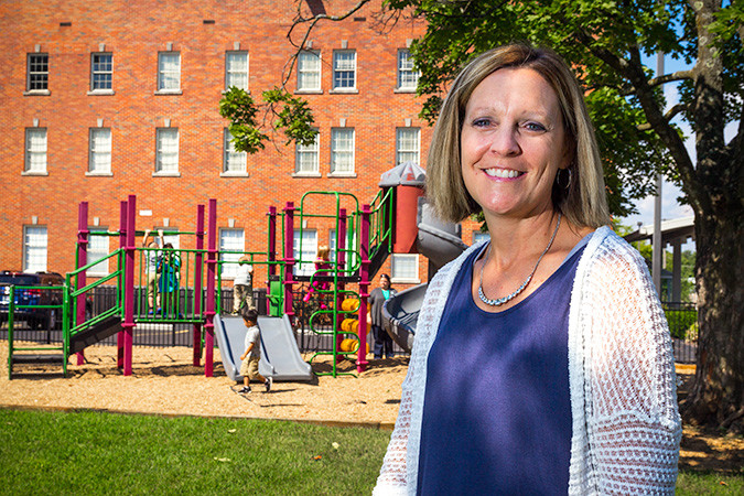 James River Church Director of Early Child Care Tami Parsley says Preschool Academy at First Baptist Church is designed to aid families in poverty.SBJ photo by WES HAMILTON