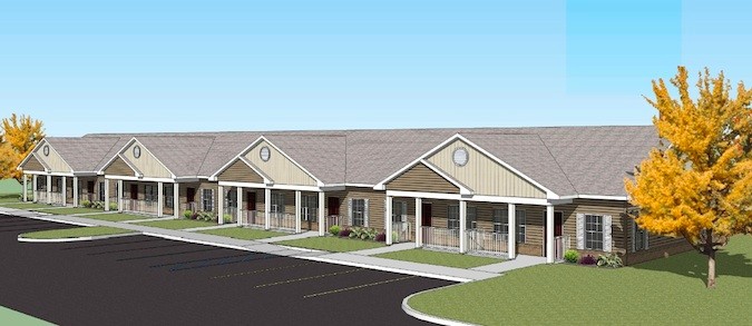 The $5.3 million McClernon Villas development is scheduled for completion in 12 months northwest of Interstate 44 and Glenstone Avenue.Rendering provided by HOUSING PLUS LLC