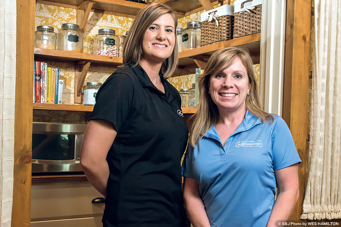 2B Organized franchisee Katrina Tettamble, left, is taking on new local clients for owner Betsy Miller, who is rolling out a franchise model.