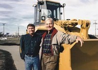 Leo Journagan, right, served as president of the company he founded until 1998, when he passed the torch to his son, Allen.Photo courtesy JOURNAGAN CONSTRUCTION