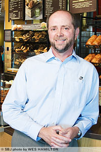 Traditional Bakery Inc. President and Chief Operations Officer Brian Camey says comparable store sales are up 4.5 percent this year. The company operates 35 Panera Bread franchises in four states.